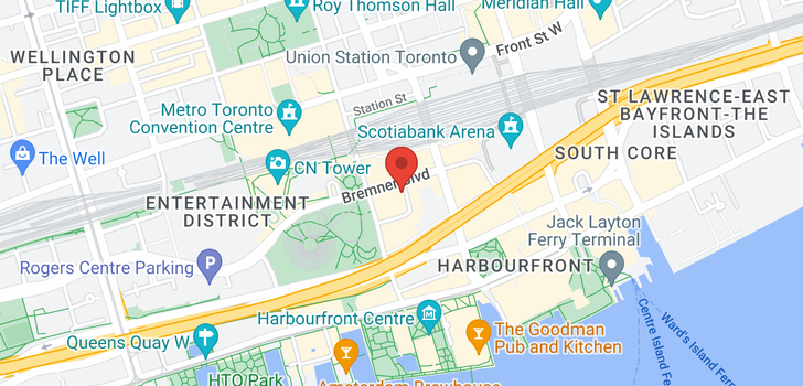 map of #1206 -30 GRAND TRUNK CRES